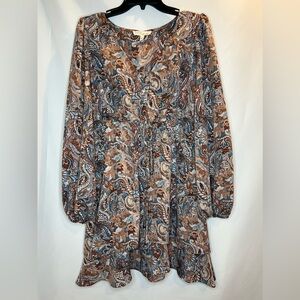 BeBop Juniors Layered Printed Dress Size XL